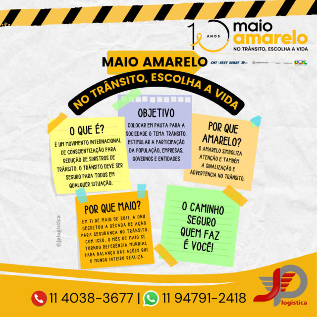 No trânsito, escolha a vida!
@maioamarelo 🎗
www.onsv.org.br/maioamarelo