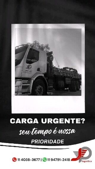 JP LOGÍSTICA
O que podemos transportar para você hoje?