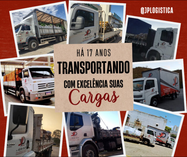 Na hora de escolher a sua transportadora, tudo deve ser levado em consideração: segurança, agilidade e qualidade.
É Por isso que a JP é a melhor escolha! Oferecemos tudo isso, aliado ao nosso compromisso com você e sua carga!

JP LOGÍSTICA, CHEGANDO NA FRENTE, SEMPRE!